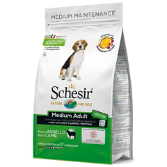 Сухий монопротеїновий корм для дорослих собак середніх порід Schesir Dog Medium Adult Lamb ШСВСЯ3 фото