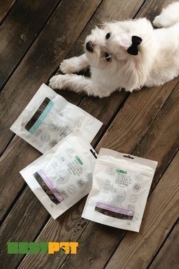 Беззернові ласощі для дорослих собак із білим забарвленням Nature's Protection Superior Care White Dogs Daily Oral Care з протеїном комах KIKNPSC47652 фото