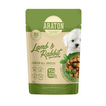 Вологий корм для юніорів ARATON Junior with Lamb and Rabbit з ягням і кроликом ART47932 фото