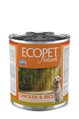 Влажный корм для собак Farmina ECOPET NATURAL DOG CHICKEN & RICE с курицей, 300 г PEP300001 фото
