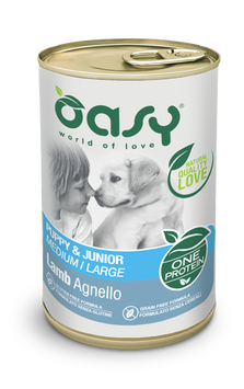 Вологий корм для цуценят OASY OAP Puppy & Junior Medium/Large ягня oasy_3017344485 фото