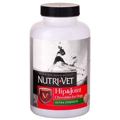 Добавка Nutri-Vet Hip & Joint Extra для зміцнення суглобів, 2 рівень, 120 шт. 66664 фото
