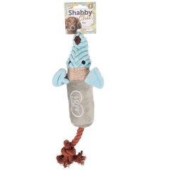 Игрукша с пищалкой и канатом для собак Flamingo Shabby Chic Rat, цена | Фото
