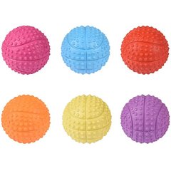 Резиновая игрушка-мяч для собак Flamingo Basketball, 1 шт. 517938 фото
