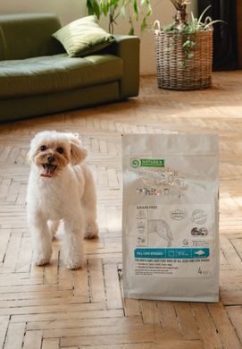 Сухий беззерновий корм для собак усіх розмірів і стадій життя Nature's Protection Superior Care White Dogs Grain Free White Fish All Sizes&Life Stages з білою рибою NPSC47592 фото