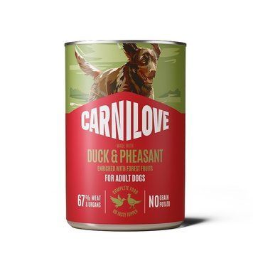 Вологий корм для собак Carnilove Duck & Pheasant паштет качка і фазан 400 г CL_101388 фото