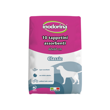 Пеленки для собак без запаха Inodorina Tappetini Classic 60X60 см 250.0010.003 фото