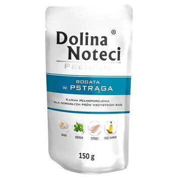 Пауч Dolina Noteci Premium для собак з фореллю DN 150 (762) фото
