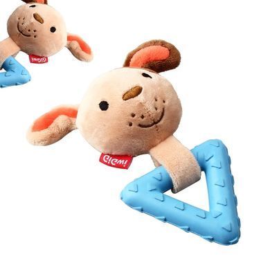 Игрушка для Собак Gigwi Suppa Puppa с Пищалкой и Резиновым Кольцом 15 см Gigwi8011 фото