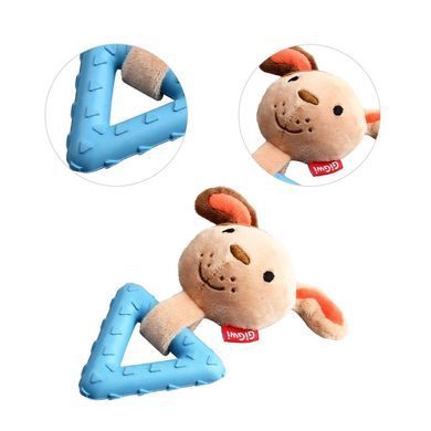 Игрушка для Собак Gigwi Suppa Puppa с Пищалкой и Резиновым Кольцом 15 см Gigwi8011 фото