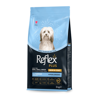 Сухий корм для шкіри та шерсті собак малих порід Reflex Plus Skin & Coat Small Breed з лососем RFX-113 фото