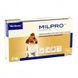 Антигельминтные таблетки Virbac Milpro для щенков и малых пород собак 0,5-5 кг 069280 фото 1
