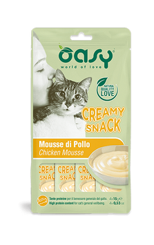 Лакомства для кошек OASY CAT Сreamy Курица (4X15) oasy_4329510704 фото