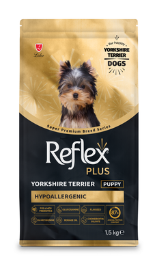 Повноцінний сухий корм Reflex Plus Hypoallergenic Puppy Yorkshire Terrier для цуценят породи йоркширський тер&rsquo;єр RFX-606 фото