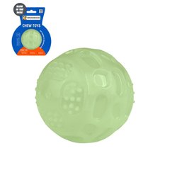 Игрушка для собак BronzeDog GLOW светонакопительная Мячик 7,5 см YT96383 фото