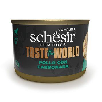 Консерви для собак Schesir Taste the World Chicken with Carbonara Курка з карбонарою в бульйоні 122506 фото