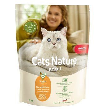 Сухой корм для взрослых кошек MERA Cats Nature Adult Chiken (Huhn) с курицей 4025877248306 фото