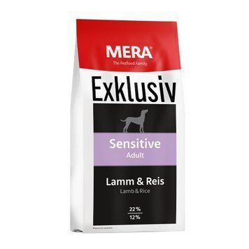 Сухий корм для собак з чутливим травленням Mera Exclusiv Sensitive Adult Lamm-Reis з ягням та рисом 4025877726552 фото