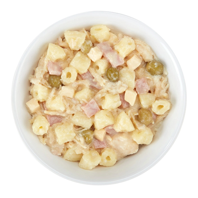 Консервы для собак Schesir Taste the World Chicken with Carbonara Курица с карбонарой в бульоне 122506 фото