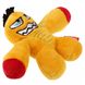 Іграшка для Собак Gigwi Gladiator Mini з пищалкою Плюш Жовтий 11 см Gigwi8286 фото 3