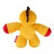 Іграшка для Собак Gigwi Gladiator Mini з пищалкою Плюш Жовтий 11 см Gigwi8286 фото 4