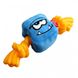 Іграшка для Собак Gigwi Monster Rope з пищалкою і Міцним Гумовим Канатом Блакитний 26 см Gigwi8032 фото 5