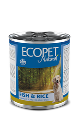 Влажный корм для собак Farmina ECOPET NATURAL DOG FISH & RICE с сельдью, 300 г PEP300002 фото