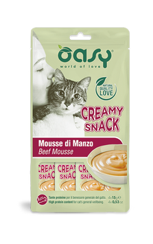 Лакомства для кошек OASY CAT Сreamy Говядина (4X15) oasy_4329510681 фото