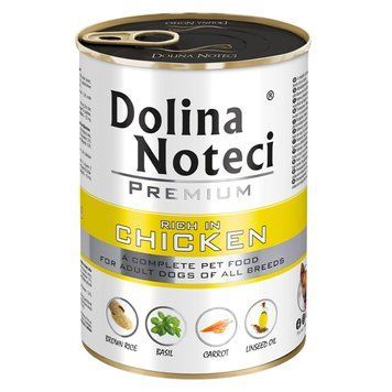 Консервований корм Dolina Noteci Premium для собак з куркою DN 400 (318) фото