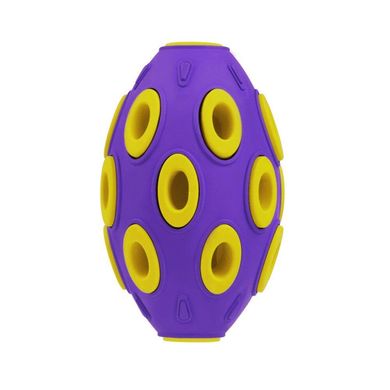 Іграшка для собак BronzeDog Jumble Airball 12 см фіолетово-жовтий 145Y010/Т фото