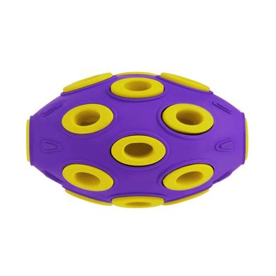 Іграшка для собак BronzeDog Jumble Airball 12 см фіолетово-жовтий 145Y010/Т фото