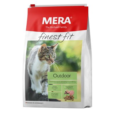 Сухий беззерновий корм для котів, що бувають на вулиці MERA Finest Fit Outdoor 4025877337451 фото