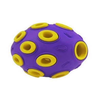 Игрушка для собак BronzeDog Jumble Airball 12 см фиолетово-желтый 145Y010/Т фото