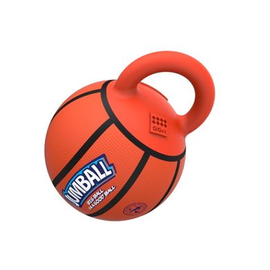 Іграшка для Собак Gigwi Jumball Баскетбольний М'яч c Гумовою Ручкою Помаранчевий Розмір XL Gigwi6338 фото