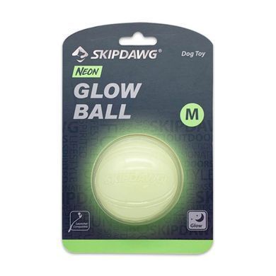 Игрушка для Собак Skipdawg Glow Ball Светонакопительный Мяч 7 см SD3019 фото
