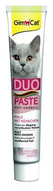 Паста для кошек с чувствительным пищеварением GimCat DUO PASTE Anti-hairboll malt with chicken мальт и курица, 50 г G-427201 фото