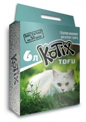Гранулированный комкующийся наполнитель Kotix Tofu Classic, цена | Фото