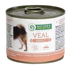 Вологий корм для дорослих собак всіх порід з телятиною Nature's Protection Adult Veal 200г KIK24518 фото