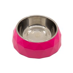 Миска для домашніх тварин KIKA Diamond, pink, size M SDML991052MR фото
