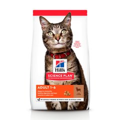 Сухой корм для котов HILL’S SCIENCE PLAN Adult с ягненком и рисом, цена | Фото
