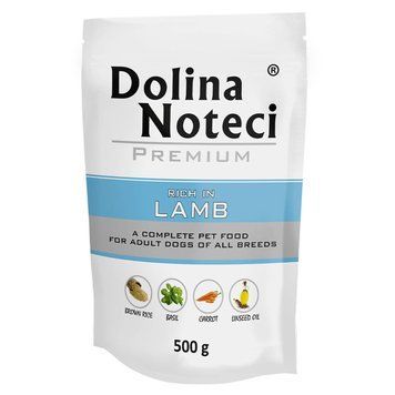 Пауч Dolina Noteci Premium для собак з ягнятиною DN 500 (233) фото
