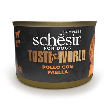 Консерви для собак Schesir Taste the World Chicken With Paella Курка з паельєю в бульйоні 122520 фото