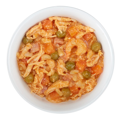 Консервы для собак Schesir Taste the World Chicken With Paella Курица с паэльей в бульоне 122520 фото