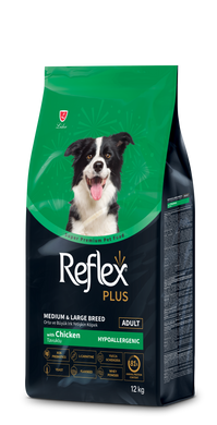 Сухий корм для собак середніх та великих порід Reflex Plus Medium & Large Breed Adult з куркою RFX-217 фото