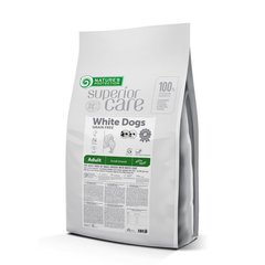 Сухий беззерновий корм для дорослих собак малих порід з білою шерстю Superior Care White Dogs Grain Free with Insect Adult Small Breeds 10кг NPSC47300 фото
