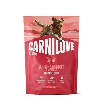Сухий корм для активних собак Carnilove Active Venison & Reindeer & Wild Boar Active Adults оленина і дикий кабан CL_173685 фото