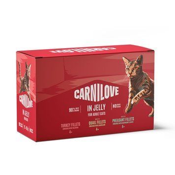 Вологий корм для котів Carnilove Jelly Multipack в желе в асортименті 12x85 г CL_101383 фото