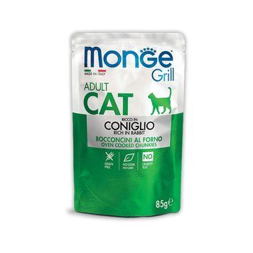 Влажный корм для кошек Monge Cat GRILL Adult кролик Monge_70013611 фото