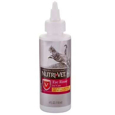 Очні краплі Nutri-Vet Eye Cleanse для котів, 118 мл 89416 фото