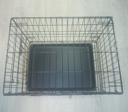 Металева клітка для собак з піддоном 617846-1 фото